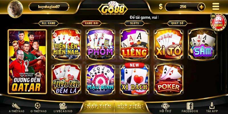 Go88 - Game bài trực tuyến dành cho điện thoại - Tải game đơn giản - 789 Club